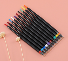 Eyeliner Retractable Eyeliner - Waterproof 16-Hour Long-Lasting Wear, Cruelty-Free & Vegan