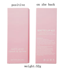 Lip Kit Matte Lipstick Lip Liner 2-in-1 Lip Gloss Lip Set