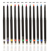 Eyeliner Retractable Eyeliner - Waterproof 16-Hour Long-Lasting Wear, Cruelty-Free & Vegan