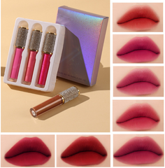 YOUNGEST 3Pcs Non-Stick Lip Gloss Set（If you need any three colors please contact me）
