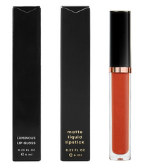 Matte Lip Gloss Pigmented Long Lasting Lip Gloss Set, Velvet Waterproof Halloween Lip Makeup Valentine's Gift Sets for Girls and Women