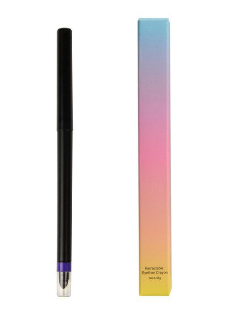Eyeliner Retractable Eyeliner - Waterproof 16-Hour Long-Lasting Wear, Cruelty-Free & Vegan