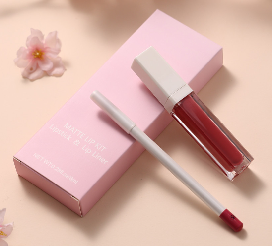 YOUNGEST Lip Liner&lip Gloss Set For Birthday Gift