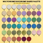 Duochrome pigment revealing contrasting colors in the light