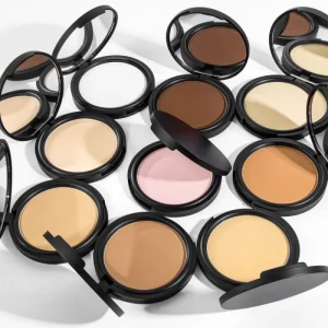 Beauty pigment formed into a smooth solid surface
