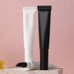 Clear eyebrow styling gel with a slim precision applicator