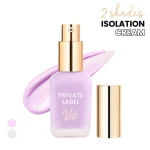 Facial makeup primer before foundation application