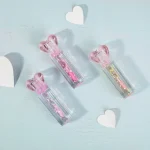 Personalized lip tint effect from a transparent oil formula