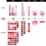 Full lip routine featuring color, shine and conditioning care