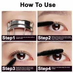 Precision silicone mascara wand designed for clump-free lash separation