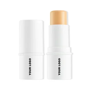 Makeup contour stick for nose and cheek definition
