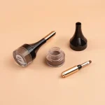 Eyebrow definition makeup with a creamy pomade formula