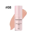 Even complexion makeup with lightweight foundation