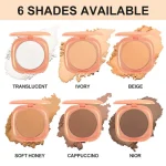 Soft texture face powder for an even appearance
