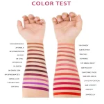 Deep-toned lip makeup for a dramatic finish