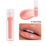 Rich berry gloss for a bold makeup style