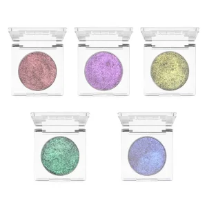 Light-shifting pigment powder for radiant facial definition