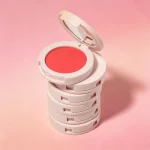Cream blush compact for smooth cheek application