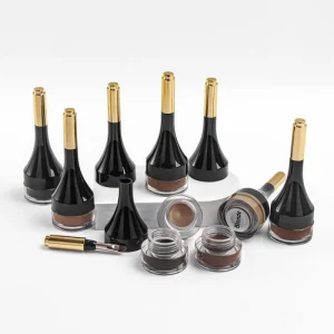 Eyebrow color cream with buildable pigment and easy application