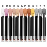 Cream face highlighter with an easy-to-use brush applicator