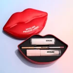 Lip gloss component of a coordinated three product set