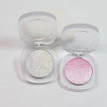 Buttery soft face highlighter with luminous pressed powder