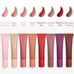Gloss product used to enhance a complete lip makeup style
