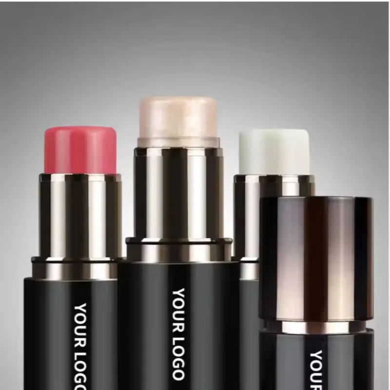 Highlighter Stick Makeup for Luminous Cheekbones Highlight makeup that adds dimension to the face