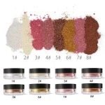 Loose highlighting powder for professional makeup