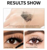 Smudge-proof waterproof mascara formula on defined long lashes