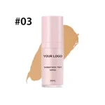 Liquid foundation blended for a seamless finish