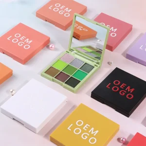 Nine-color beauty palette suitable for daytime and evening looks