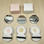 Makeup powder collection featuring soft applicator puffs