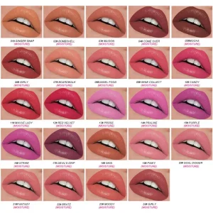 Moisturizing solid lip color with vivid pigment