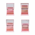 Soft cheek color creating a fresh makeup appearance