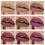 Muted pink shade for a soft everyday makeup style