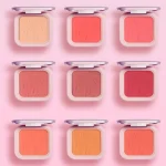 Pressed blush product suitable for a makeup product line