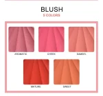 Buildable face blush adding natural color to the cheeks