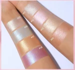 Silky highlighter colors for adding light to the complexion