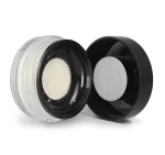 Highlighter powder container with radiant formula