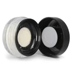 Highlighter powder container with radiant formula