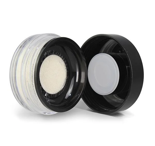 Soft luminous makeup with powder highlighter Highlighter powder container with radiant formula