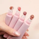 Tube lip gloss with a clean contemporary package design