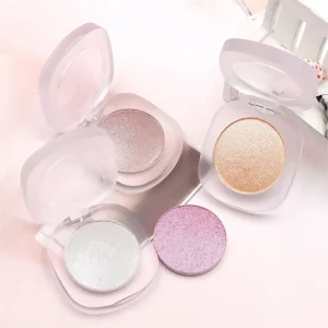 Luminous pressed powder shades with a soft buttery feel