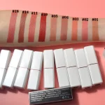 Classic lipstick bullet showcased as a statement lip color piece