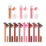 Lip makeup combination for cosmetic brand product development