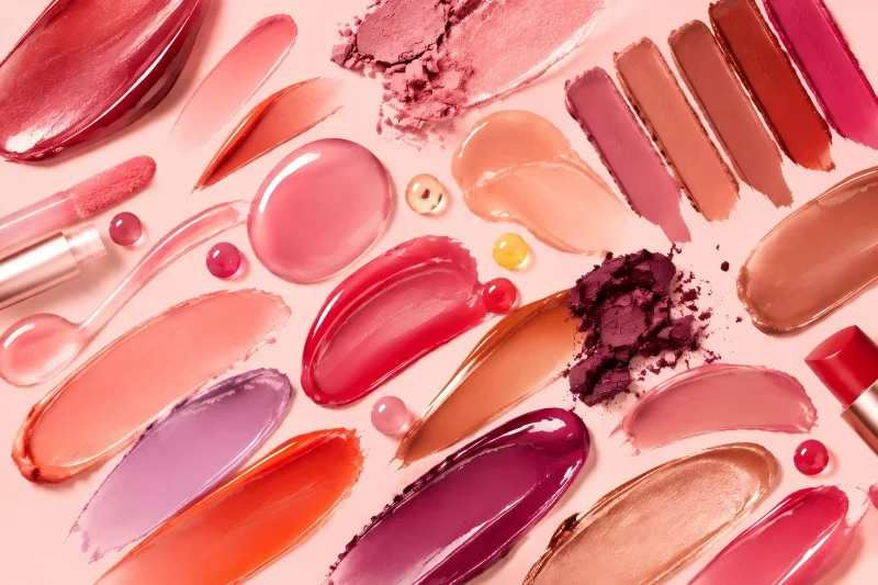 Wide range of custom lip makeup shades for OEM and ODM beauty product development