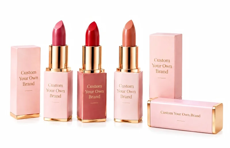 Custom Private Label Lipstick Packaging for OEM Cosmetic Brands