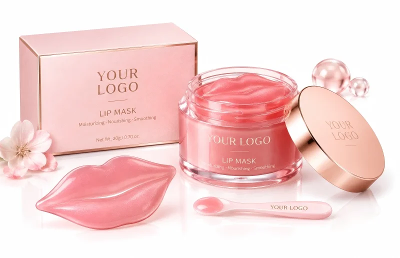 Custom lip treatment solutions with personalized packaging for skincare and cosmetic companies
