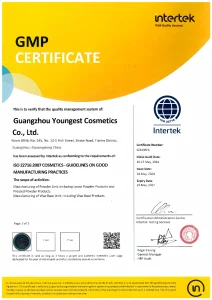 ISO certified cosmetics factory ensuring consistent quality and reliable manufacturing processes